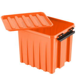 Контейнер с крышкой и клипсами Rox Box Original, 4,5 л, 210x170x175 мм, оранжевый