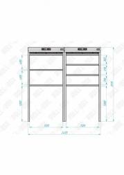 Роллетный шкаф ROLL-BOX SIMPLE Plus 24.05.23.V2-2