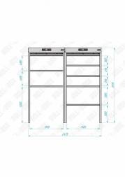 Роллетный шкаф ROLL-BOX SIMPLE Plus 24.05.24.V2-2