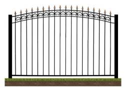 Забор металлический сварной секционный СЗ-21, 1 м²