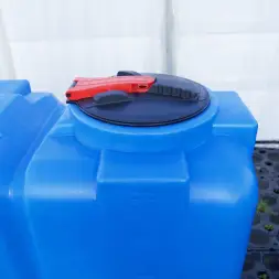 Емкость ST 2000л с патрубками 100мм под плотность до 1.2 г/см3 синяя