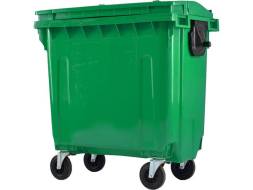 Мусорный контейнер на колесах с крышкой, 770л, зеленый