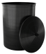 Бочка пластиковая садовая для дождевой воды и полива, 300л, черный [341]