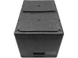 Термобокс пенополипропиленовый с крышкой STP PRO, 600х400х400 мм, 60 л, 55 кг/м3, серый