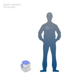 Фляга (бидон) пластиковая для пищевых продуктов Martika Гранде, 20 л, белый