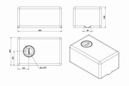 Емкость ЭВП 50л белая