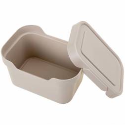 Ящик с крышкой универсальный Luxe, 1,9л, светло-бежевый