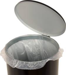 Урна мусорная с педалью, 10 литров