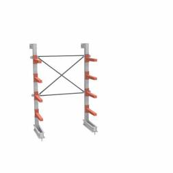 СТ-062 Стеллаж консольный односторонний 4 яруса