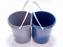 Система многофункциональная для уборки и отходов, 24л, серый, синий