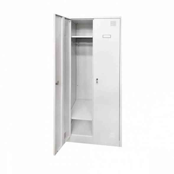 Шкаф металлический для одежды двухдверный 1850х800х500мм (2L-B1A-800) [ ER-00039087 ]