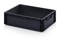 Евроконтейнер пластиковый ESD EG 64/17 HG, 60x40x17 см