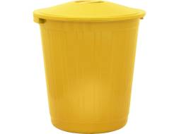 Бак с крышкой (80 л) желтый