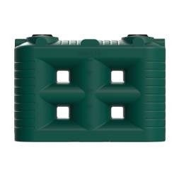 Емкость пластиковая прямоугольная для хранения воды, жидкостей и дизельного топлива, 3000 л, зеленый [TSN3000S2]