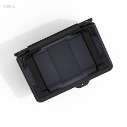 Ящик для ветоши 160 литров черный