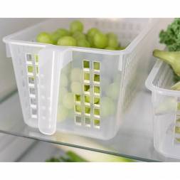 Корзинка универсальная с ручкой 280x160x120 мм, бесцветный