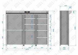 Металлический роллетный шкаф ROLL-BOX SIMPLE 24.05.356.V1