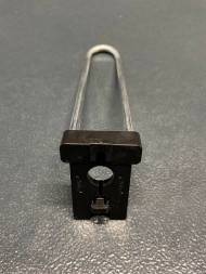 Держатель ДВК прямоугольный L=155 мм