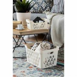 Корзинка универсальная Deluxe, 380x276x140 мм, 12 л, светло-бежевый