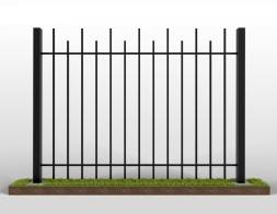 Забор металлический сварной секционный СЗ-2, 1 м²