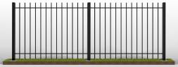 Забор металлический сварной секционный СЗ-3, 1 м²