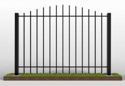 Забор металлический сварной секционный СЗ-4, 1 м²