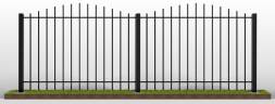 Забор металлический сварной секционный СЗ-4, 1 м²