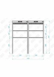 Роллетный шкаф ROLL-BOX SIMPLE Plus 24.05.22.V2-2