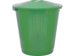 Бак с крышкой (70 л) зеленый