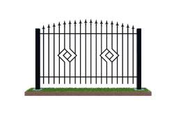 Забор металлический сварной секционный СЗ-10, 1 м²